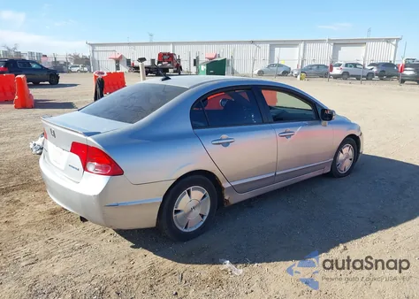 2008 Honda Civic Hybrid from USA, damaged, VIN JHMFA36248S014435